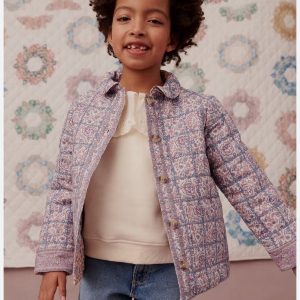 New Sezane x Sea New York Kids Limited Edition Embroidered Jacket. Size 8